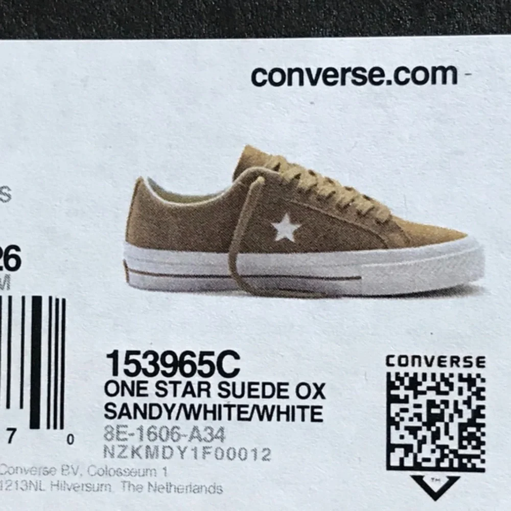 Converse‎ One Star Suede Ox Sandy White Shoes
